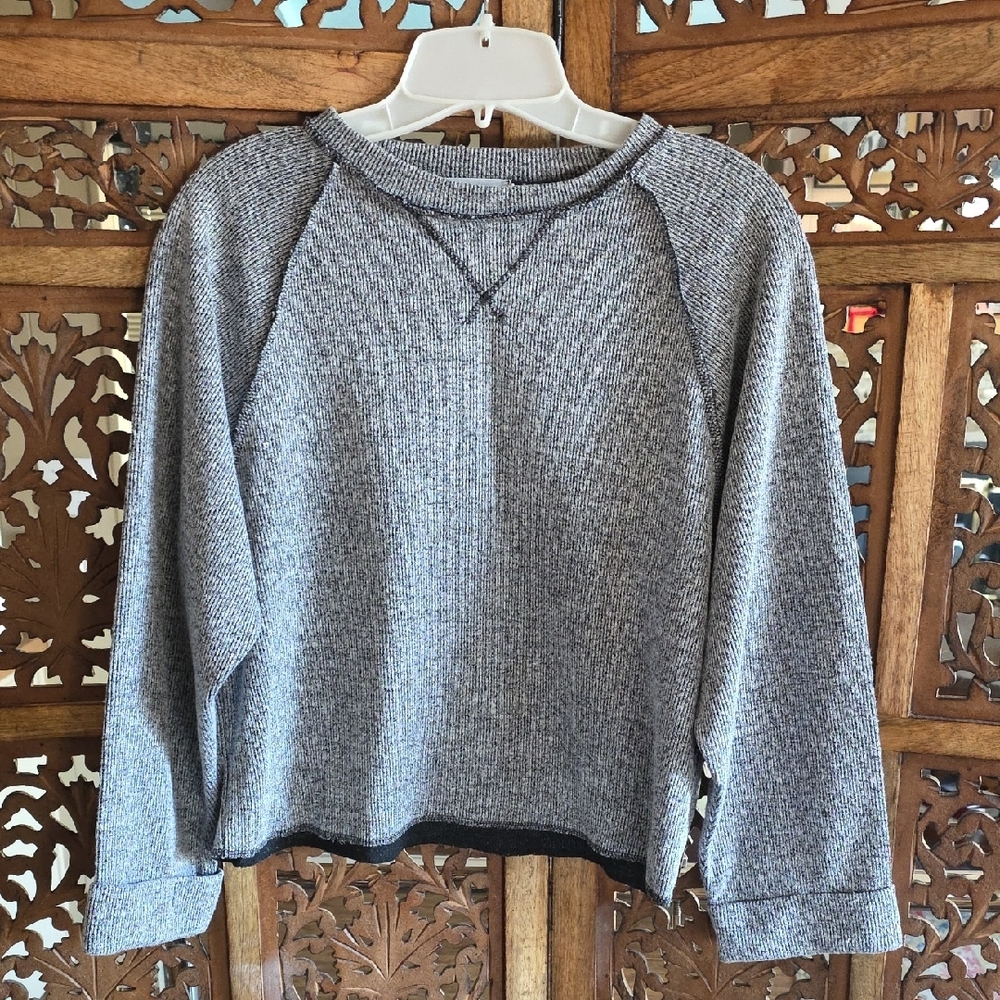 Lush Charcoal Knit Sweater